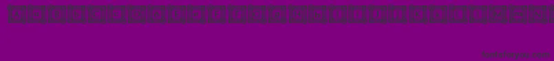 IrishBlessing-Schriftart – Schwarze Schriften auf violettem Hintergrund