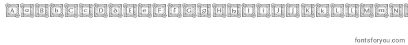 IrishBlessing Font – Gray Fonts on White Background