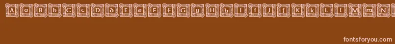 IrishBlessing Font – Pink Fonts on Brown Background