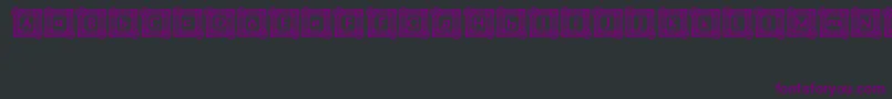 IrishBlessing Font – Purple Fonts on Black Background