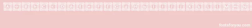 IrishBlessing Font – White Fonts on Pink Background