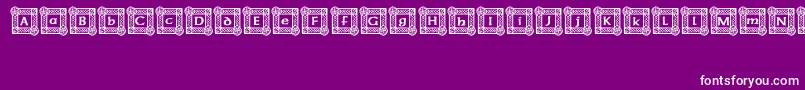 IrishBlessing Font – White Fonts on Purple Background