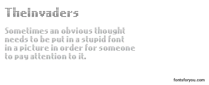 Review of the TheInvaders Font