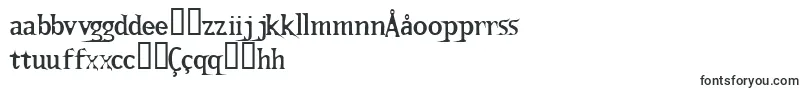 Шрифт Kallamarstout – узбекские шрифты