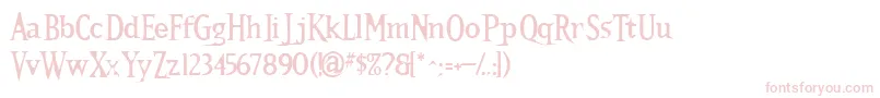 Kallamarstout Font – Pink Fonts on White Background