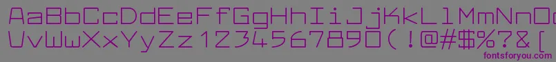 LarabiefontexRegular Font – Purple Fonts on Gray Background