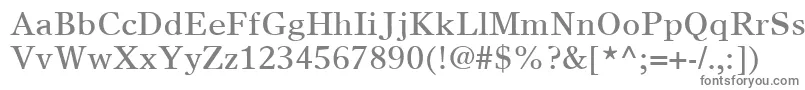 Saiba mais sobre a fonte TimesEuropaLtRoman Fonte TimesEuropaLtRoman – fontes cinzas em um fundo branco