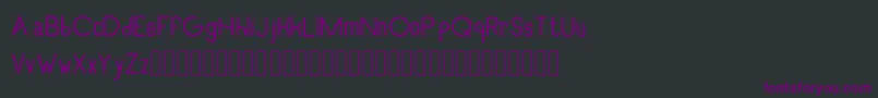 RecinosscriptRegular Font – Purple Fonts on Black Background