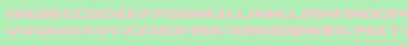 Iapetuscond Font – Pink Fonts on Green Background