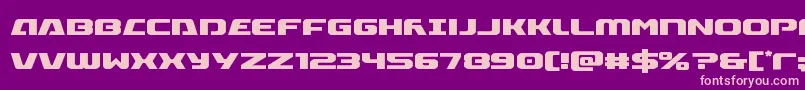 Iapetuscond Font – Pink Fonts on Purple Background