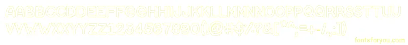 BubbleLetters Font – Yellow Fonts