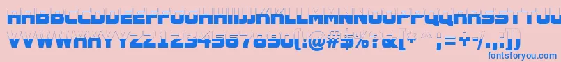 AConceptotitulnrbw Font – Blue Fonts on Pink Background