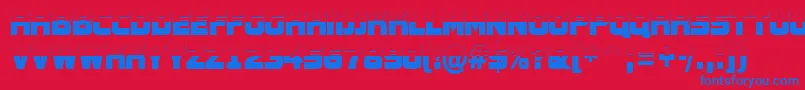 fuente AConceptotitulnrbw – Fuentes Azules Sobre Fondo Rojo