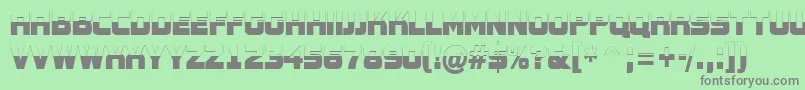 AConceptotitulnrbw Font – Gray Fonts on Green Background