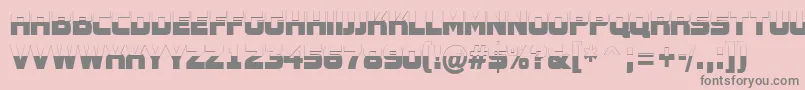 AConceptotitulnrbw-fontti – harmaat kirjasimet vaaleanpunaisella taustalla