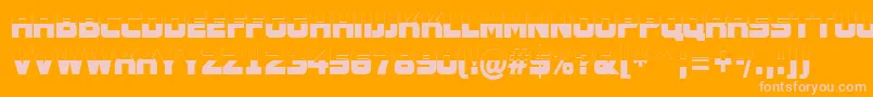 フォントAConceptotitulnrbw – オレンジの背景にピンクのフォント