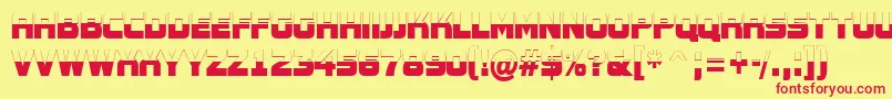 AConceptotitulnrbw Font – Red Fonts on Yellow Background