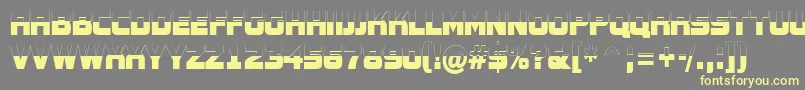 AConceptotitulnrbw Font – Yellow Fonts on Gray Background