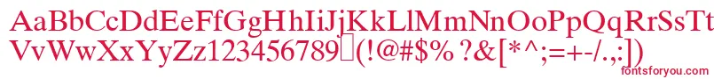 RomanelevenRegular Font – Red Fonts