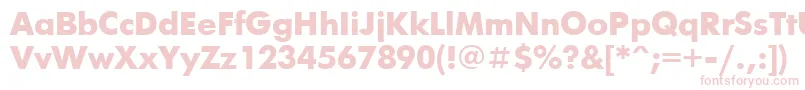 Futurisxctt Font – Pink Fonts on White Background