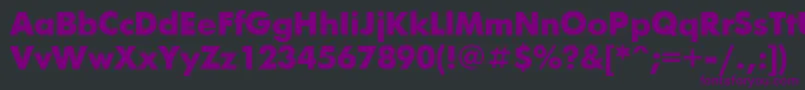 Futurisxctt Font – Purple Fonts on Black Background