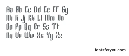 Обзор шрифта Gothic45