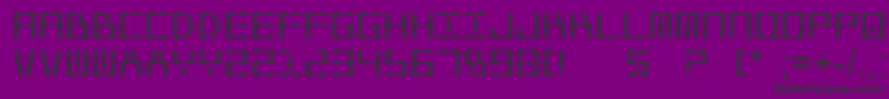Year2000 Font – Black Fonts on Purple Background