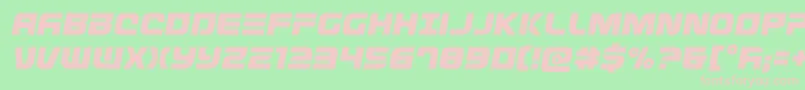 Defconzerosemital Font – Pink Fonts on Green Background