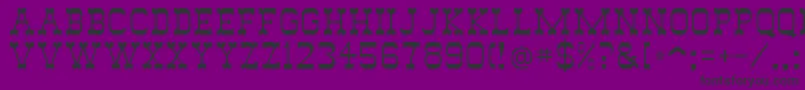 GeOldWest Font – Black Fonts on Purple Background