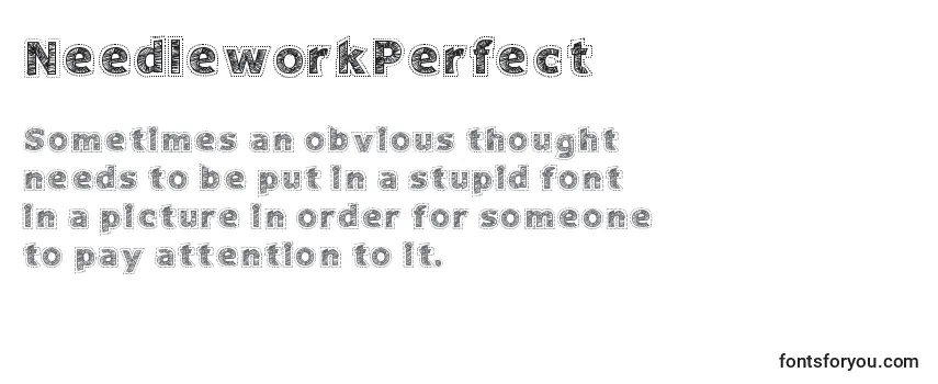NeedleworkPerfect Font