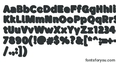 BubademoShadow font – cool Fonts