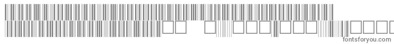 フォントC39p24dmtt – 白い背景に灰色の文字