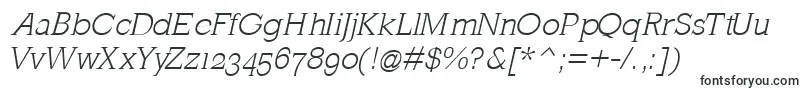 MklatinlightOblique Font – Commercial Fonts