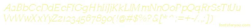 MklatinlightOblique Font – Yellow Fonts