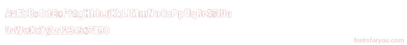 Shadywalk-Schriftart – Rosa Schriften