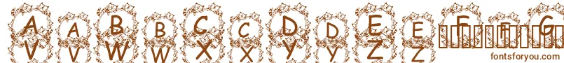 JennaSKitties-Schriftart – Braune Schriften