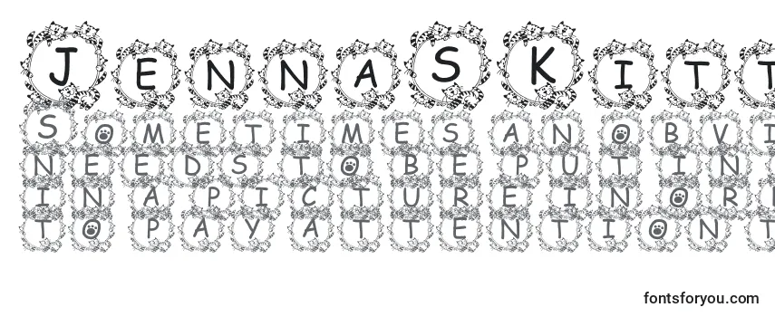 Review of the JennaSKitties Font