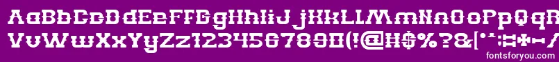 BillyTheKid Font – White Fonts on Purple Background