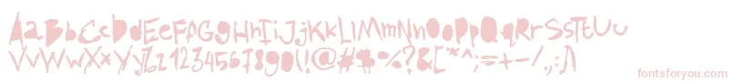 AmazhandFirstAlt Font – Pink Fonts on White Background