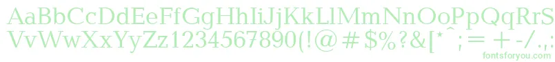 Baltipla Font – Green Fonts on White Background