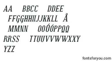CovingtonScBoldItalic font – polish Fonts