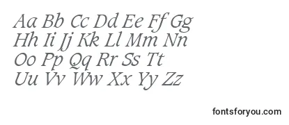 CaxtonLtLightItalic-fontti