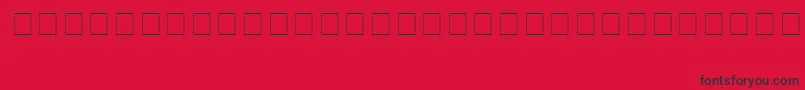 Info6 Font – Black Fonts on Red Background