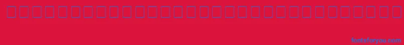 Info6 Font – Blue Fonts on Red Background