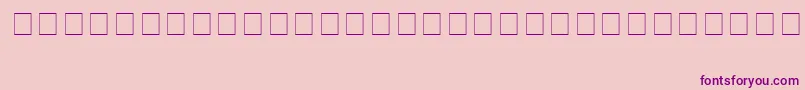 Info6 Font – Purple Fonts on Pink Background