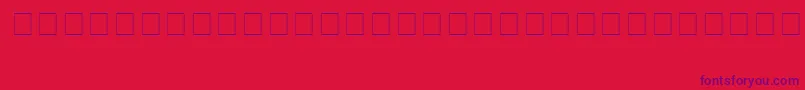 Info6 Font – Purple Fonts on Red Background