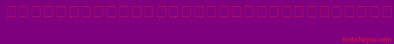 Info6 Font – Red Fonts on Purple Background