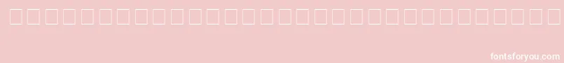 Info6 Font – White Fonts on Pink Background
