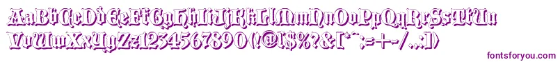 More about Blaccs Font Blaccs Font – Purple Fonts on White Background