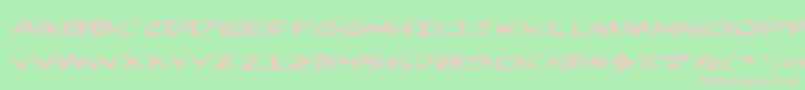 ComicBookCommandoExp Font – Pink Fonts on Green Background